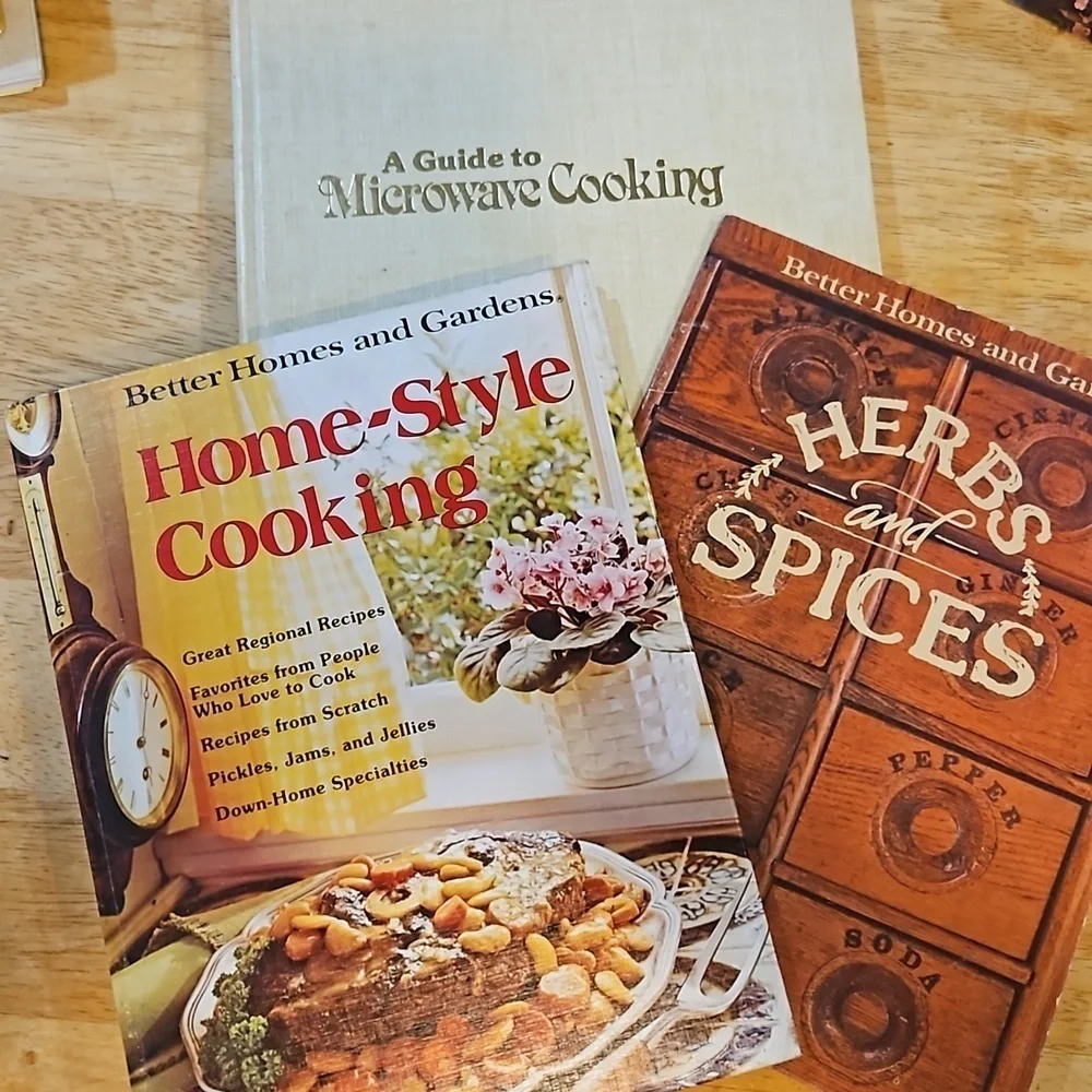 Three Vintage Cookbooks